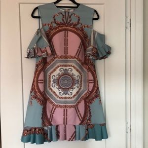 Ted Baker Versailles cold shoulder dress